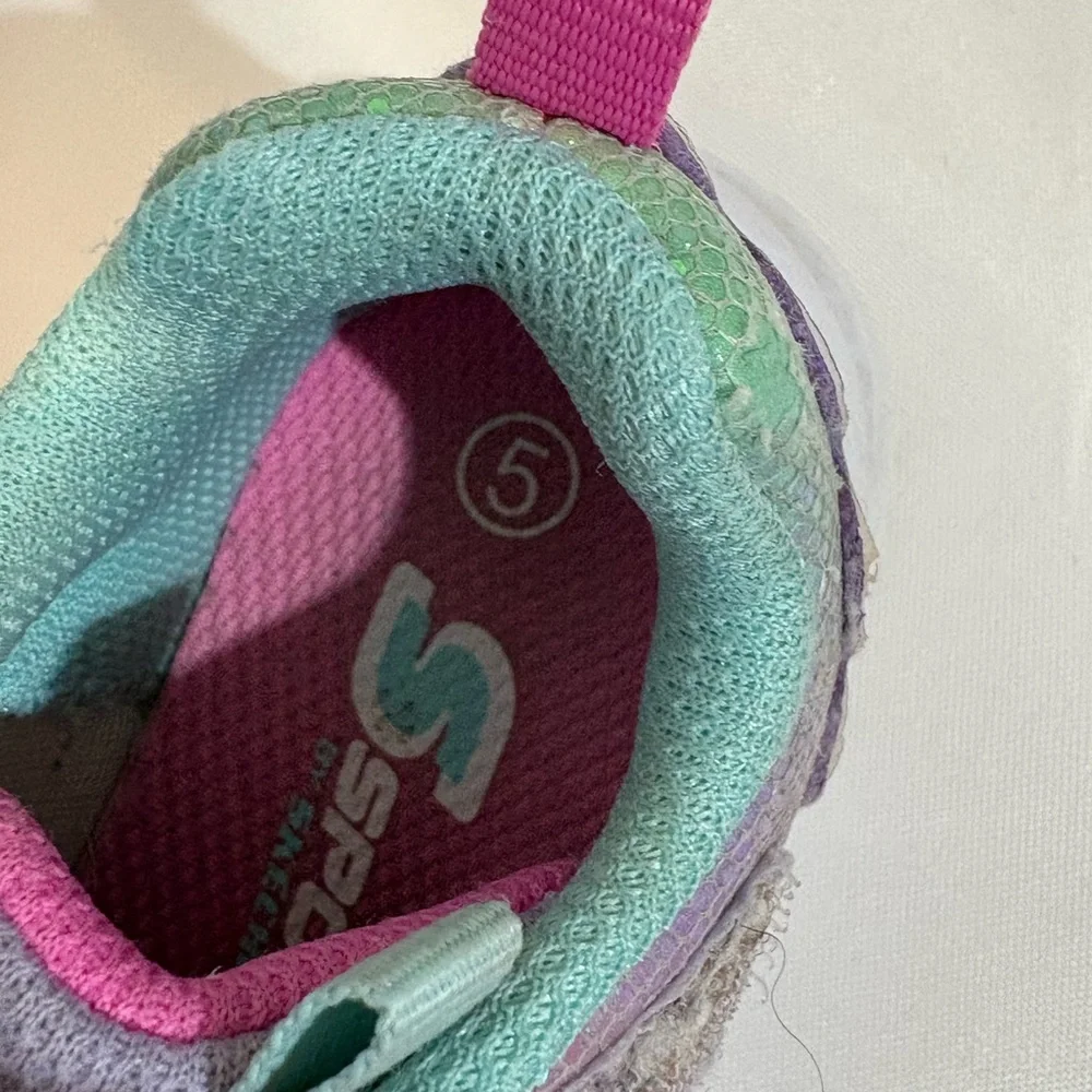 S Sport by Skechers Toddler Girls Clair‎ Fashion School Sneakers Lavender Size 5